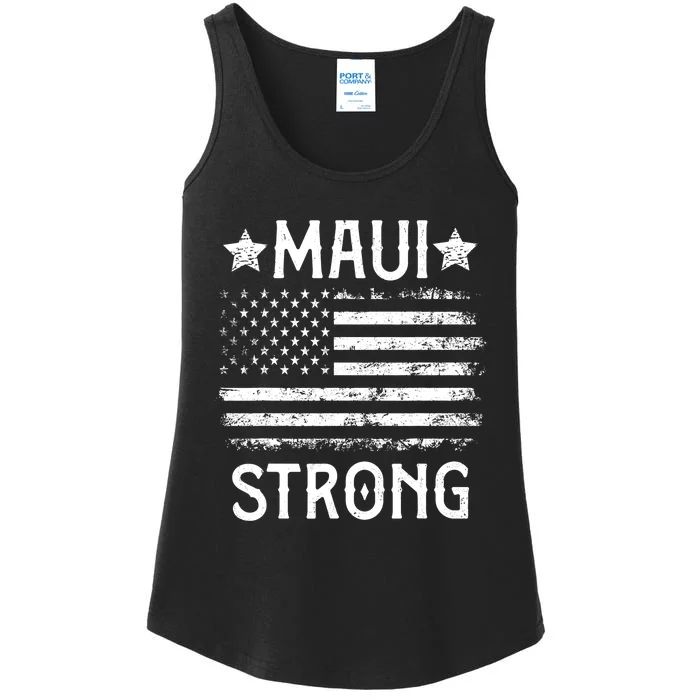 Pray For Maui Hawaii Strong Support Hawaii Ladies Essential Tank