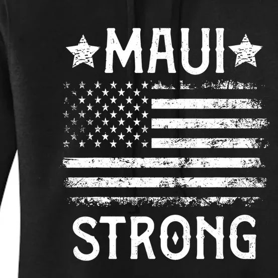 Pray For Maui Hawaii Strong Support Hawaii Women's Pullover Hoodie