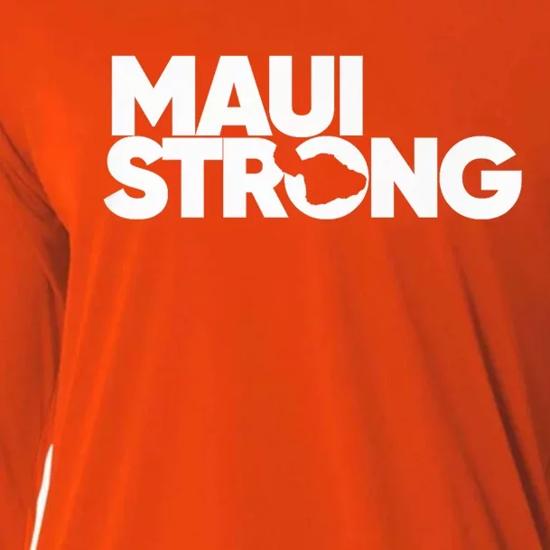 Pray for Maui Hawaii Strong Cooling Performance Long Sleeve Crew