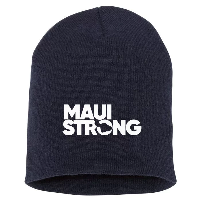 Pray for Maui Hawaii Strong Short Acrylic Beanie