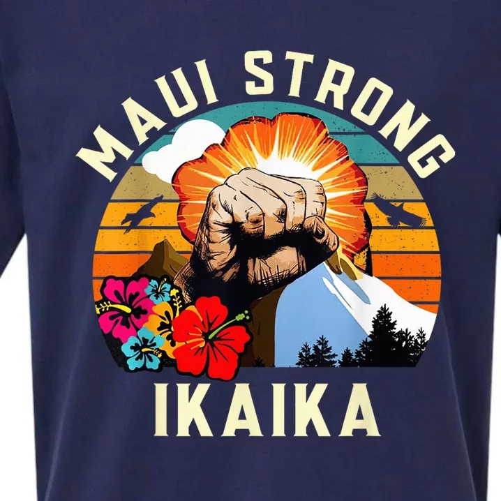 Pray For Maui Hawaii Strong Tee Apparel Matching Family Sueded Cloud Jersey T-Shirt