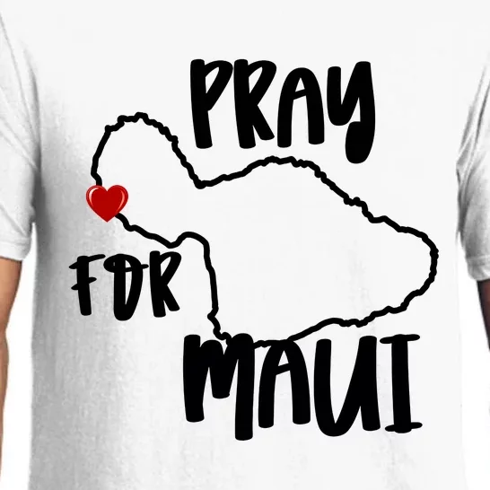 Pray For Maui Hawaii Strong Maui Wildfire Support Men Women Pajama Set