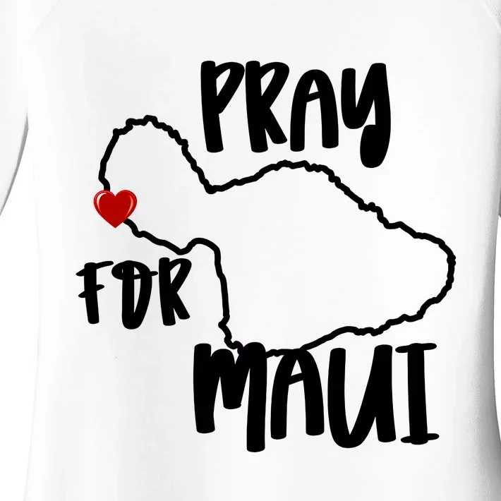 Pray For Maui Hawaii Strong Maui Wildfire Support Men Women Women's Perfect Tri Tunic Long Sleeve Shirt