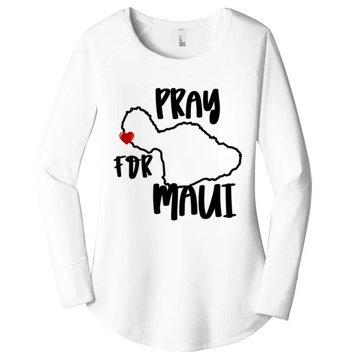 Pray For Maui Hawaii Strong Maui Wildfire Support Men Women Women's Perfect Tri Tunic Long Sleeve Shirt