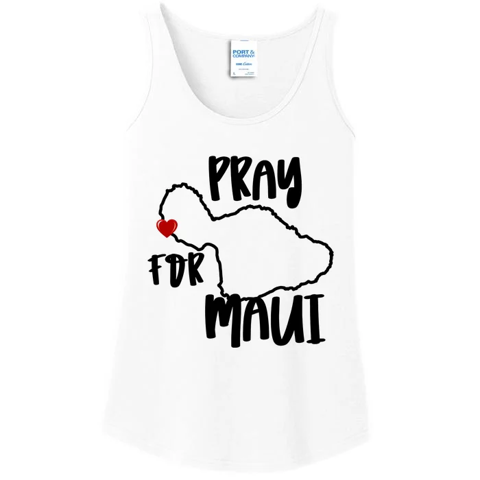 Pray For Maui Hawaii Strong Maui Wildfire Support Men Women Ladies Essential Tank