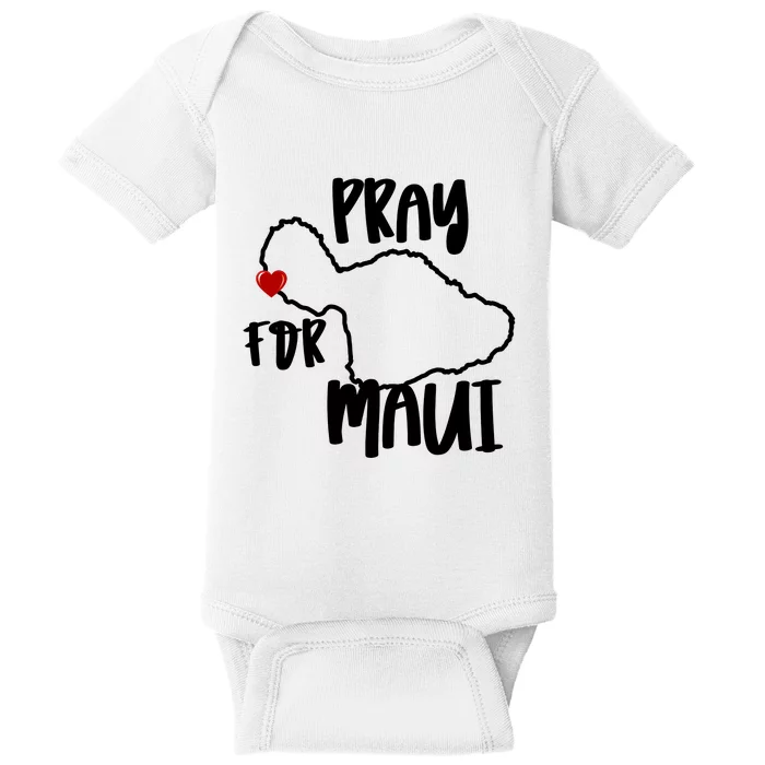 Pray For Maui Hawaii Strong Maui Wildfire Support Men Women Baby Bodysuit