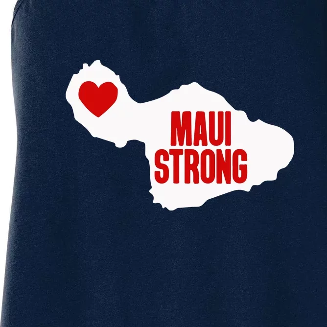 Pray For Maui Hawaii Strong Maui Wildfire Gift Women's Racerback Tank