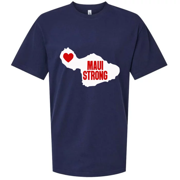 Pray For Maui Hawaii Strong Maui Wildfire Gift Sueded Cloud Jersey T-Shirt