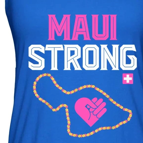 Pray For Maui Hawaii Strong Ladies Essential Flowy Tank