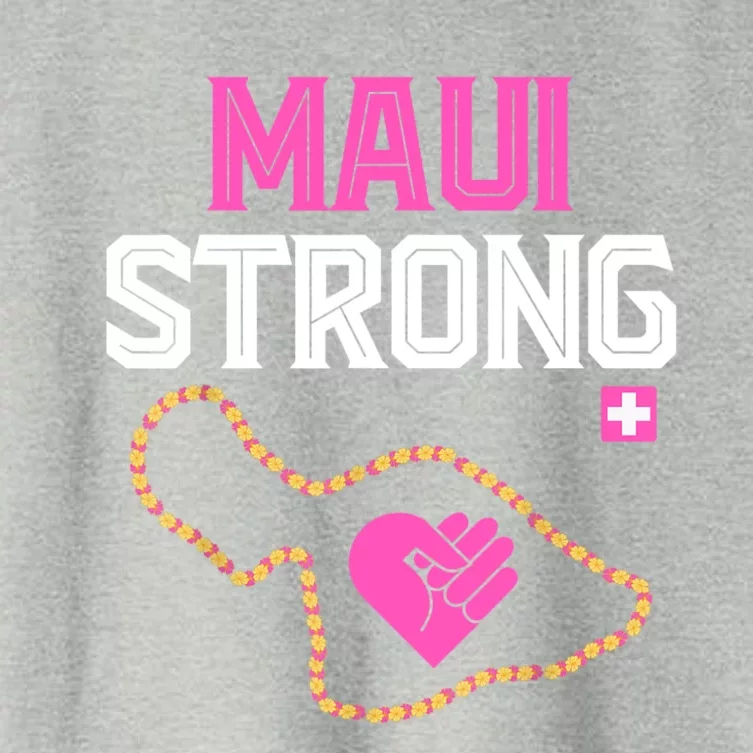 Pray For Maui Hawaii Strong Women's Crop Top Tee