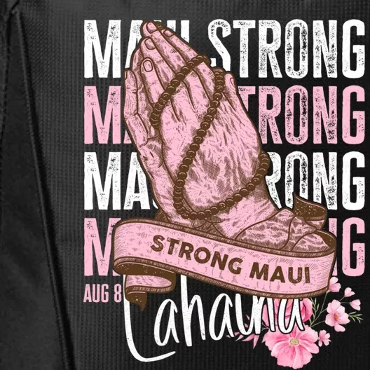 Pray For Maui Hawaii Strong City Backpack