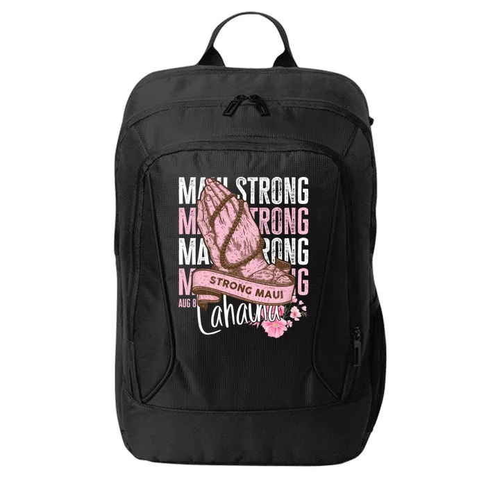 Pray For Maui Hawaii Strong City Backpack