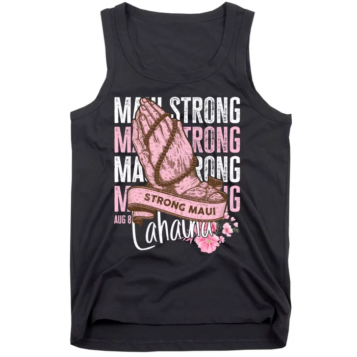 Pray For Maui Hawaii Strong Tank Top