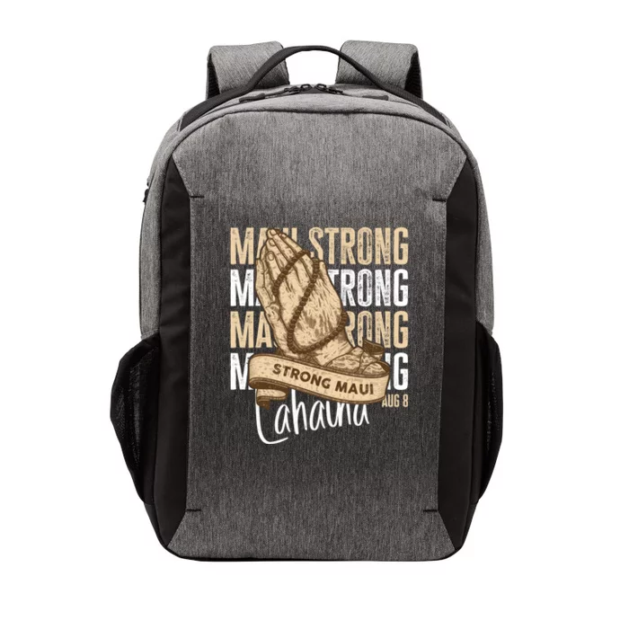 Pray For Maui Hawaii Strong Vector Backpack