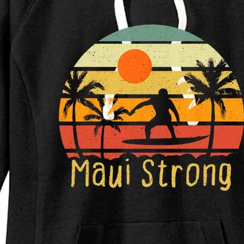 Pray For Maui Hawaii Strong Maui Women's Fleece Hoodie