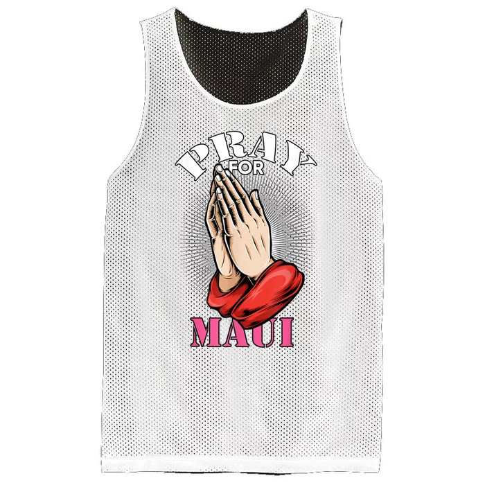 Pray For Maui Hawaii Strong Mesh Reversible Basketball Jersey Tank