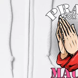 Pray For Maui Hawaii Strong Full Zip Hoodie