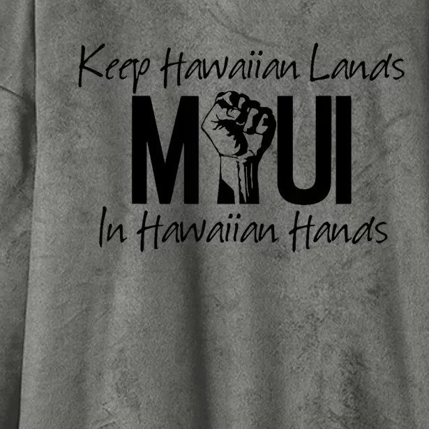 Pray For Maui Hawaii Strong Hooded Wearable Blanket