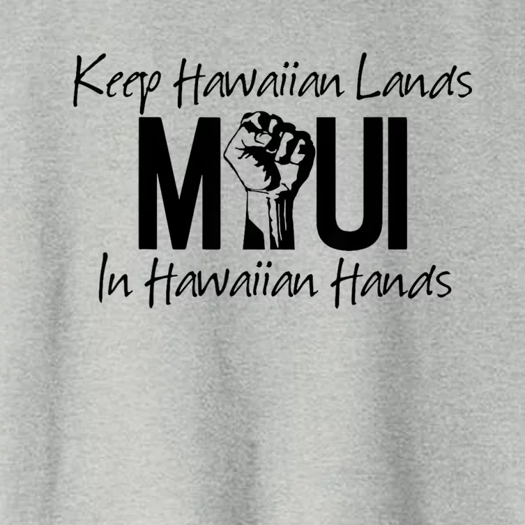 Pray For Maui Hawaii Strong Women's Crop Top Tee