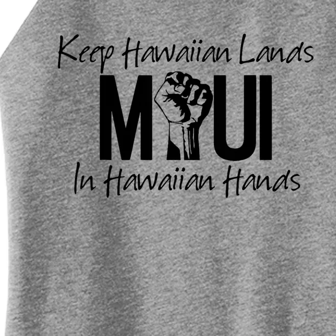 Pray For Maui Hawaii Strong Women’s Perfect Tri Rocker Tank