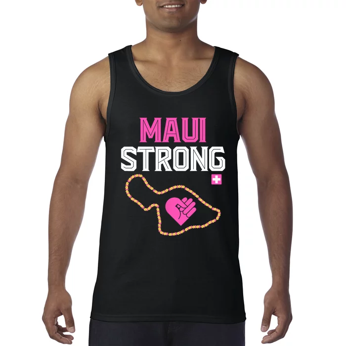 Pray For Maui Hawaii Strong Design Tank Top