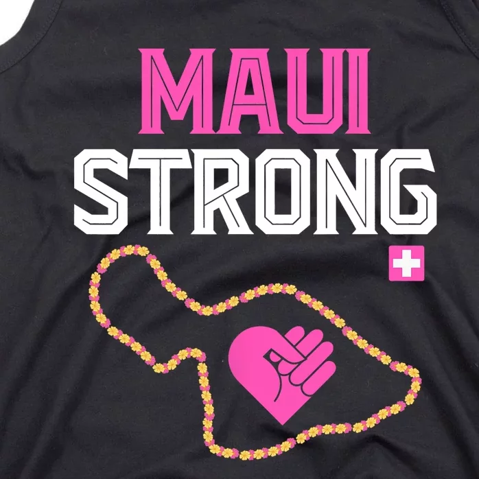 Pray For Maui Hawaii Strong Design Tank Top