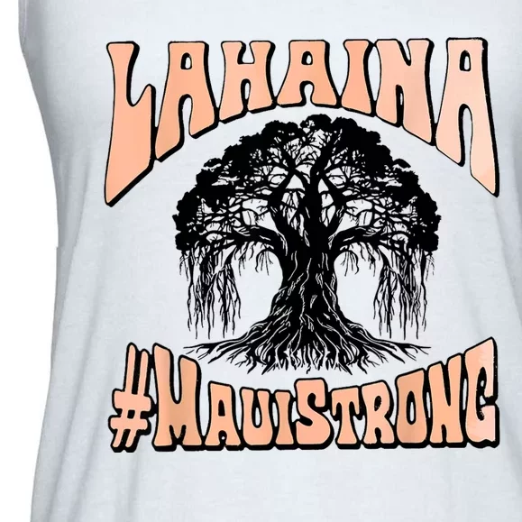 Pray For Maui Hawaii Strong Ladies Essential Flowy Tank