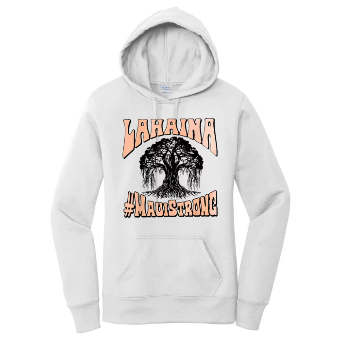 Pray For Maui Hawaii Strong Women's Pullover Hoodie