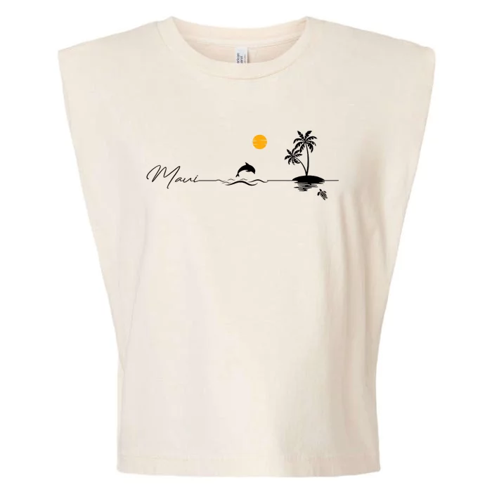 Pray For Maui Hawaii Strong Garment-Dyed Women's Muscle Tee