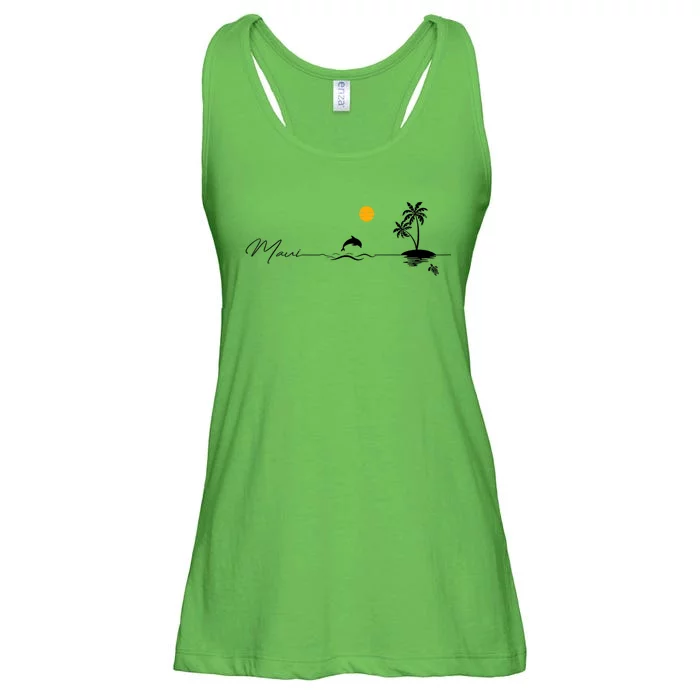 Pray For Maui Hawaii Strong Ladies Essential Flowy Tank