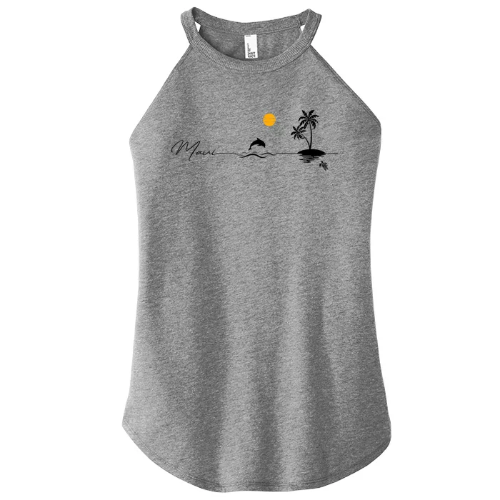 Pray For Maui Hawaii Strong Women’s Perfect Tri Rocker Tank