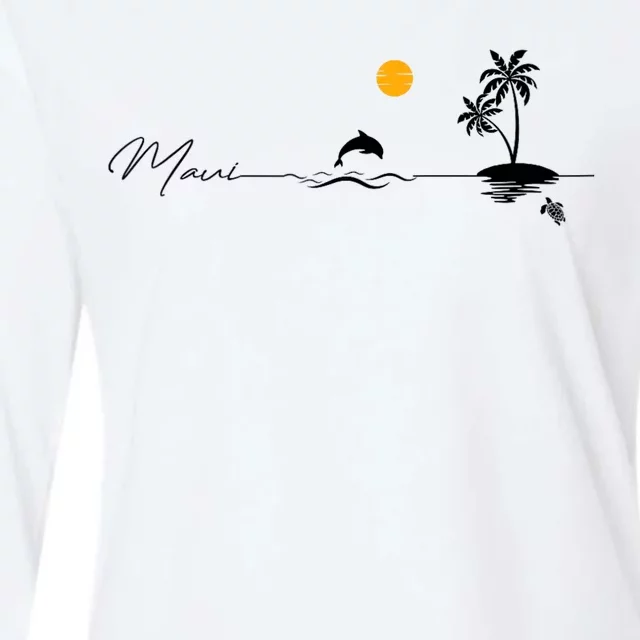 Pray For Maui Hawaii Strong Womens Cotton Relaxed Long Sleeve T-Shirt