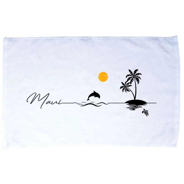 Pray For Maui Hawaii Strong Microfiber Hand Towel