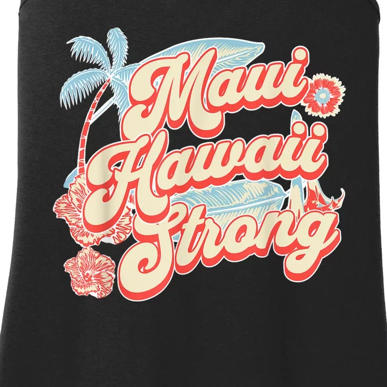 Pray For Maui Hawaii Strong Ladies Essential Tank