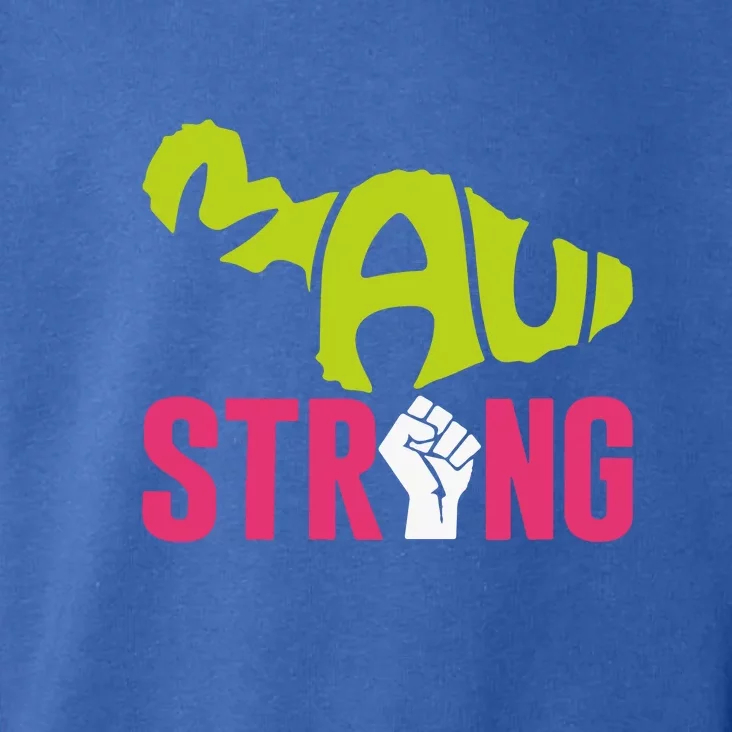 Pray For Maui Hawaii Beach Strong Gift Toddler Hoodie