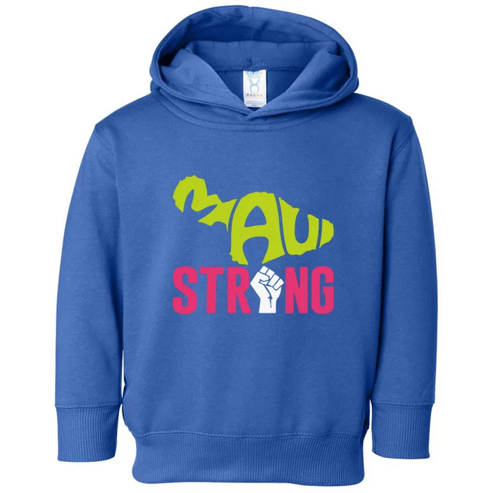 Pray For Maui Hawaii Beach Strong Gift Toddler Hoodie