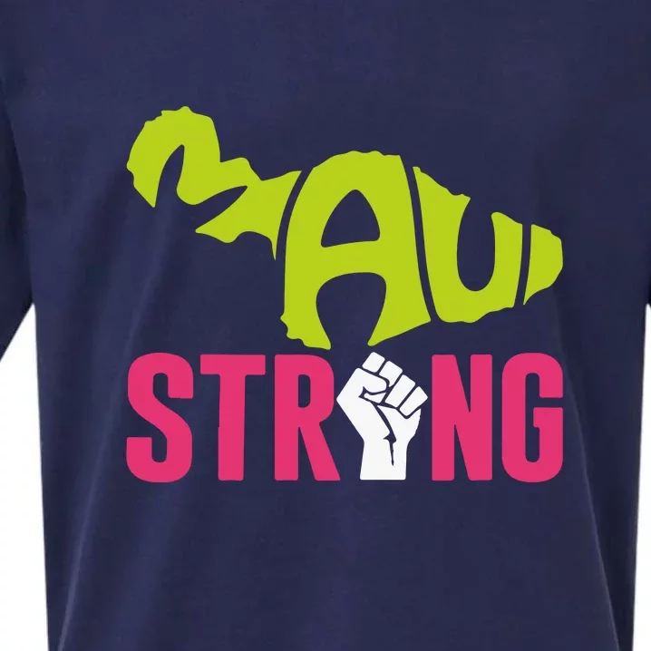 Pray For Maui Hawaii Beach Strong Gift Sueded Cloud Jersey T-Shirt