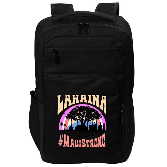 Pray For Maui Hawaii Lahaina Banyan Tree Gift Impact Tech Backpack