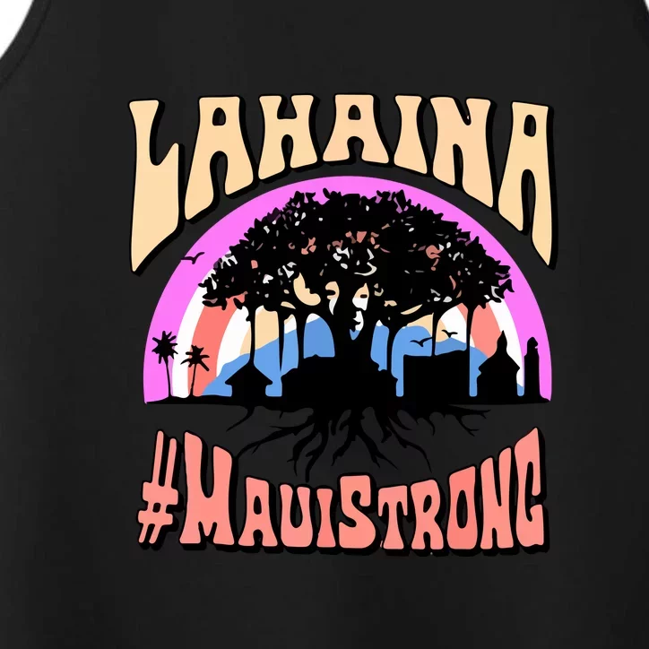 Pray For Maui Hawaii Lahaina Banyan Tree Gift Performance Tank