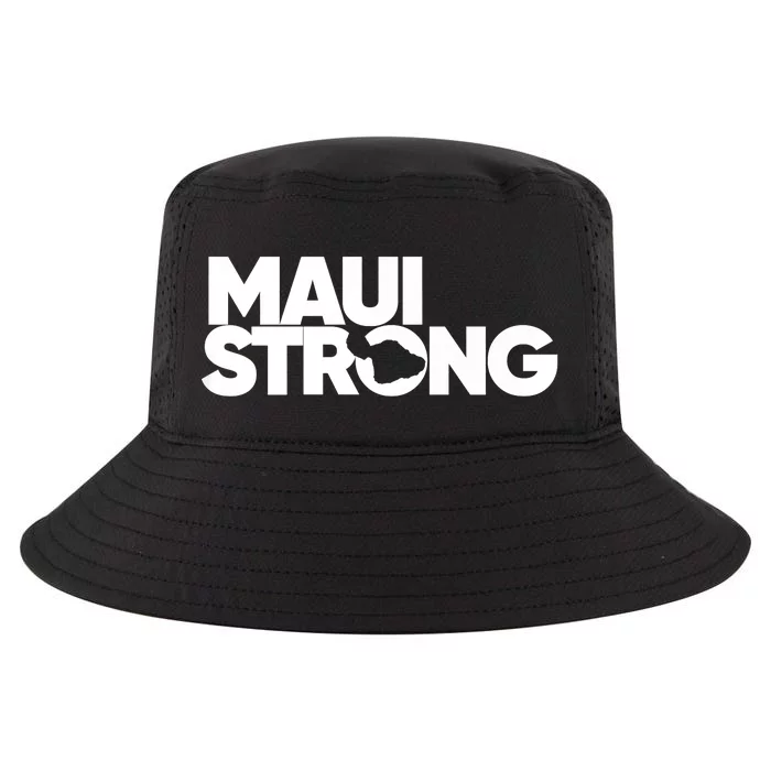 Pray For Maui Hawaii Strong I Stand With Maui Cool Comfort Performance Bucket Hat