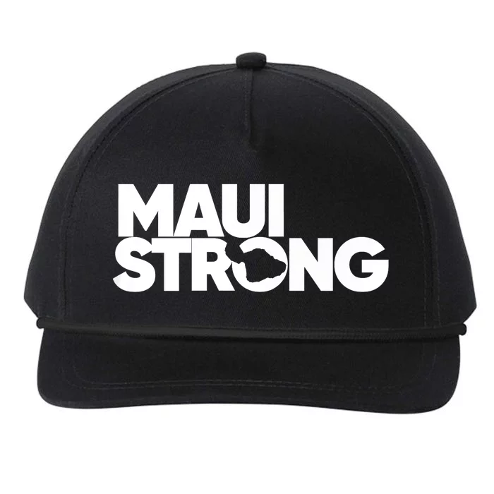 Pray For Maui Hawaii Strong I Stand With Maui Snapback Five-Panel Rope Hat