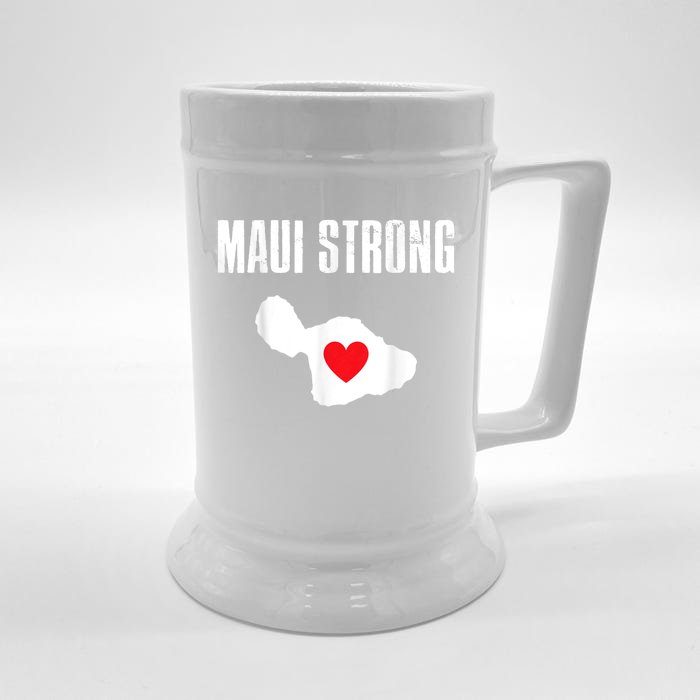 Pray For Maui Hawaii Strong Front & Back Beer Stein