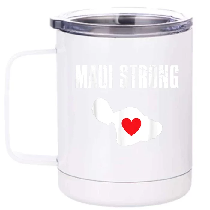 Pray For Maui Hawaii Strong Front & Back 12oz Stainless Steel Tumbler Cup