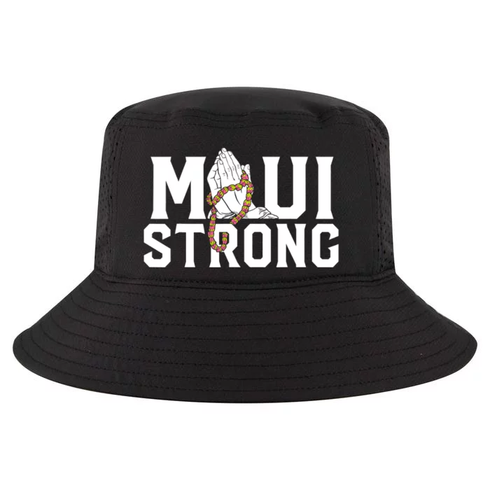 Pray For Maui Hawaii Maui Hawaii Strong Design Cool Comfort Performance Bucket Hat