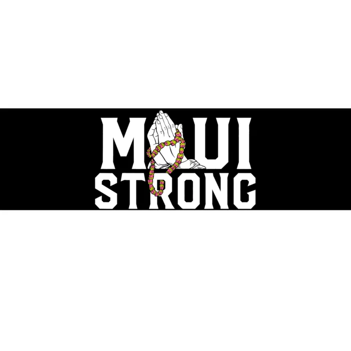 Pray For Maui Hawaii Maui Hawaii Strong Design Bumper Sticker