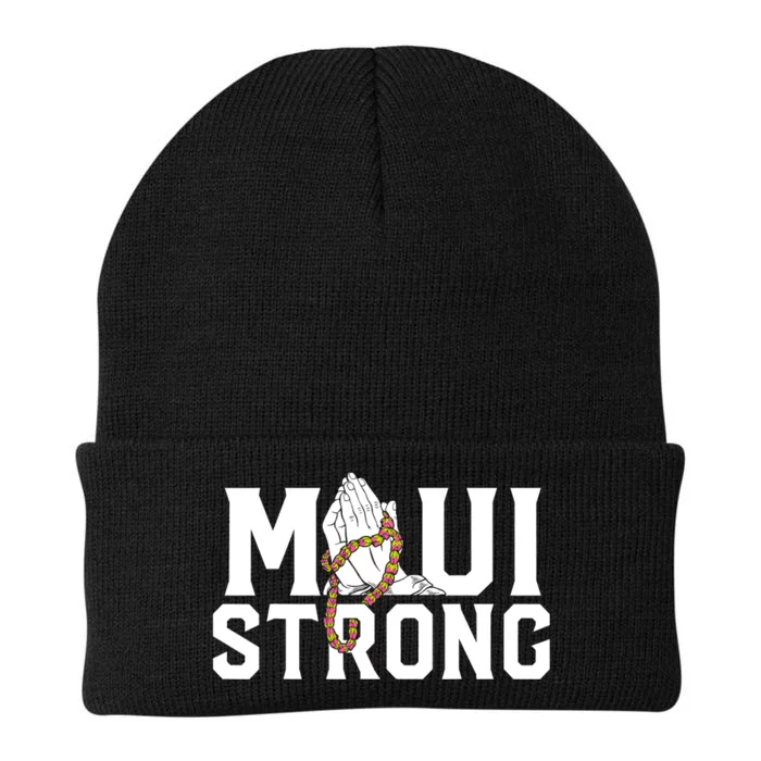 Pray For Maui Hawaii Maui Hawaii Strong Design Knit Cap Winter Beanie