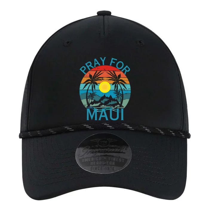 Pray For Maui Hawaii Wildflower Support Men Women Performance The Dyno Cap