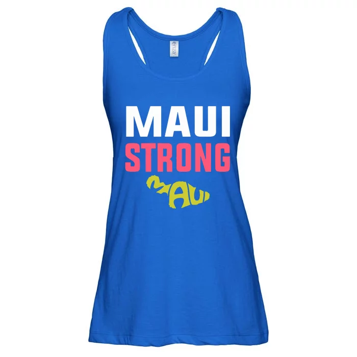 Pray For Maui Hawaii Strong Gift Lahaina Fires Ladies Essential Flowy Tank