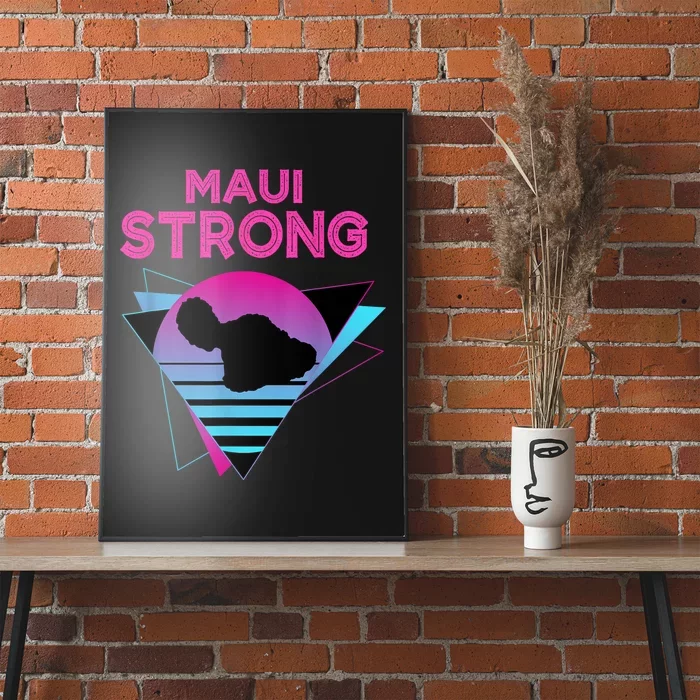 Pray For Maui Hawaii Strong Vintage Maui Hawaii Strong Poster