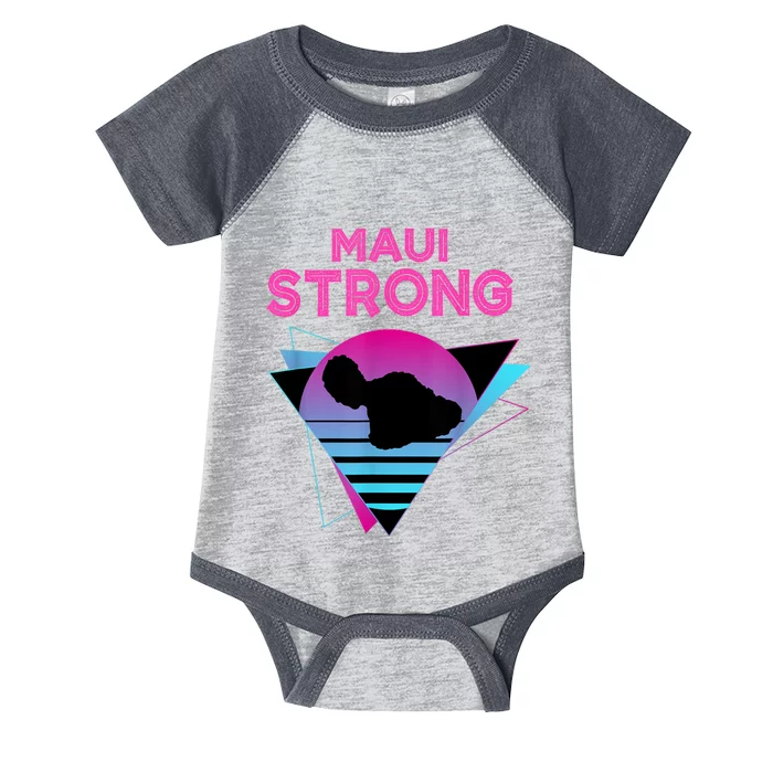 Pray For Maui Hawaii Strong Vintage Maui Hawaii Strong Infant Baby Jersey Bodysuit